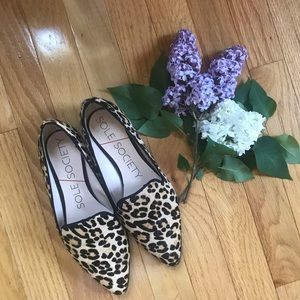 Sole Society Calf Hair Loafers